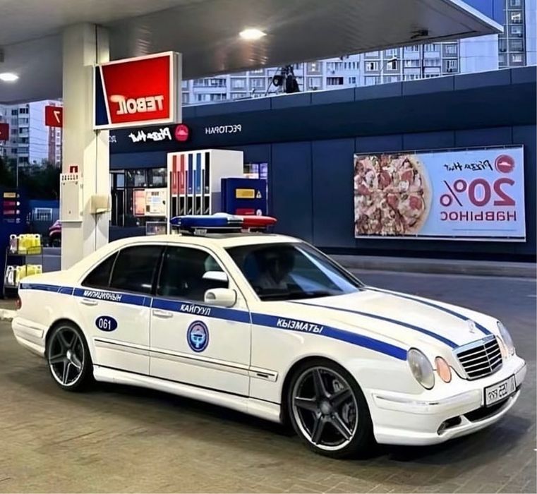 Передний бампер mercedes w210 e55 amg