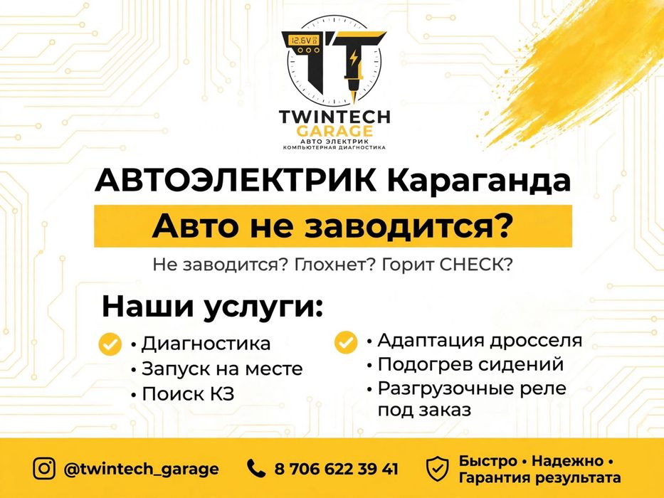 Автоэлектрик / адаптация дросселя/компьютерная диагностика на выезд