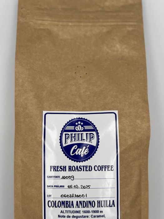 Cafea Columbia Andino Huilla single origine  1kg