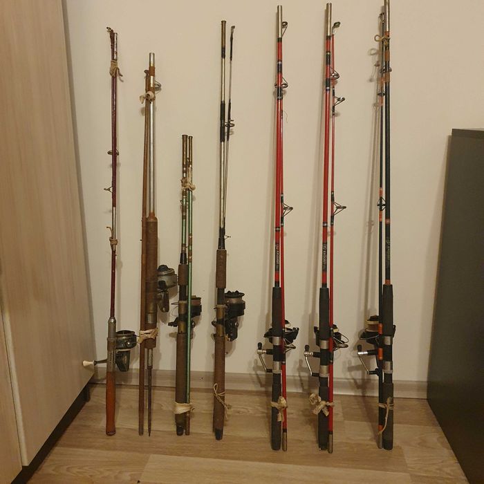 Ретро    въдици  с макари