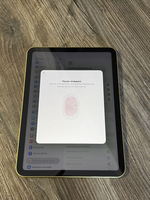 iPad A16 128GB Yellow baterie 100%