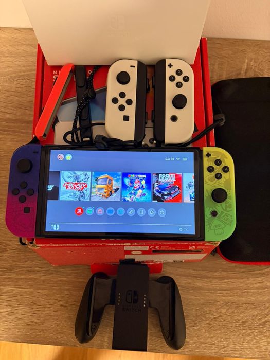 Nintendo Switch Oled jocuri cumpărate și incluse