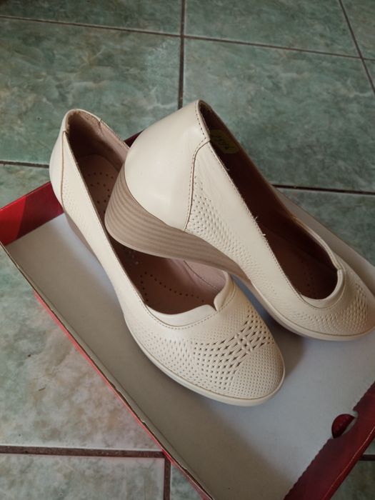 Pantofi dama din piele naturala -Perlla-