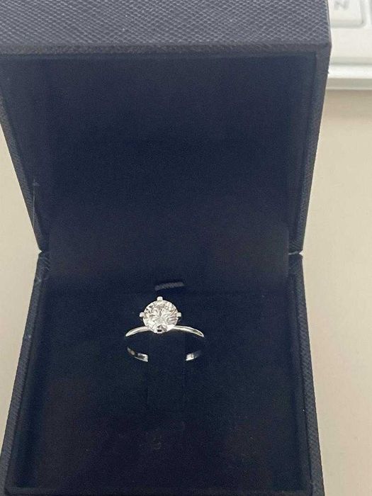 Inel logodna aur 14k,cu diamant 1,45 ct , NOU , cutie cadou