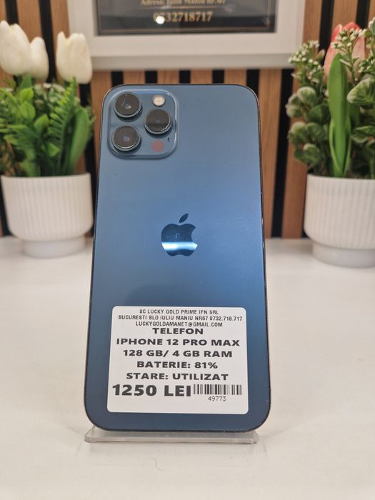 Iphone 12 Pro Max 128GB 81% Baterie Garantie! #49773