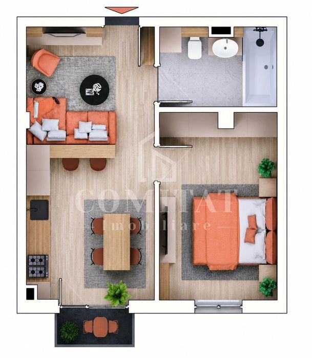 Apartament cu 2 camere în Apahida | Imobil nou | Estimo Park