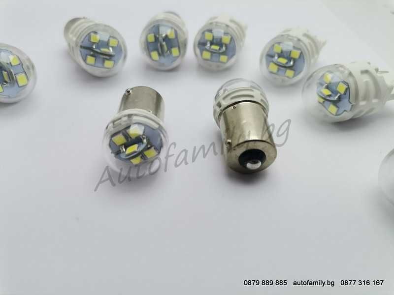 Ново!Мощни SMD крушки за стоп или габарит с цокъл T20/Ba15s P21W 12V