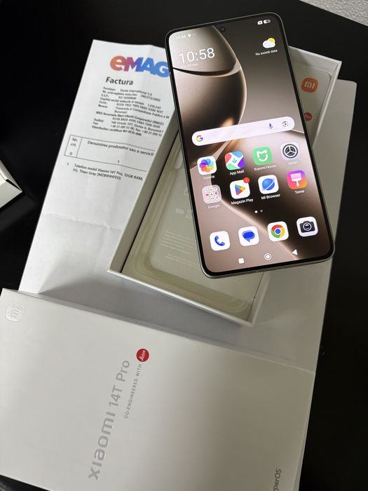 Xiaomi 14T pro 512gb garantie Emag