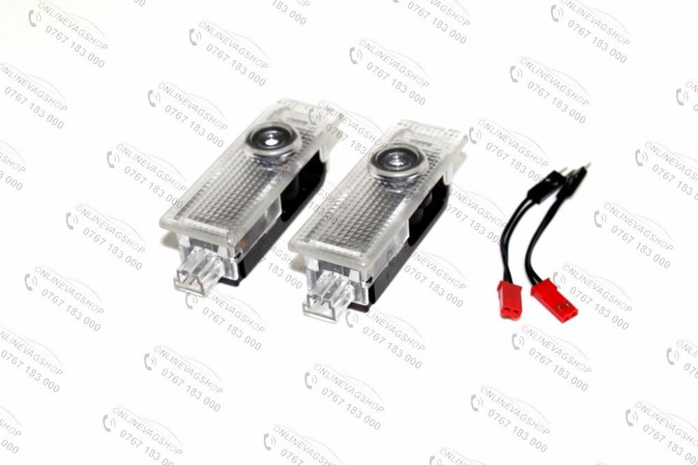 Lampi dedicate cu logo BMW pentru portiere BMW E90 E60 F10 F15 F30, F3