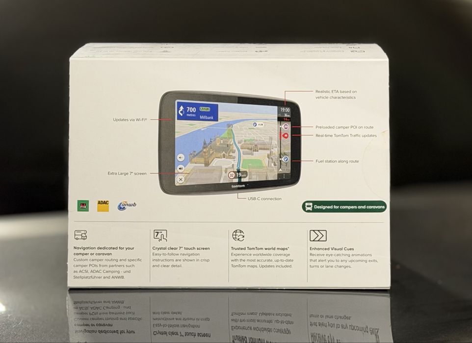 НОВО!!! GPS навигация за кемпери, каравани и моторхоуми TomTom GO Camper Max 2nd Generation (7”)