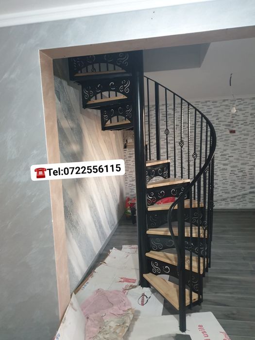 Scări Spirală pentru interior și exterior