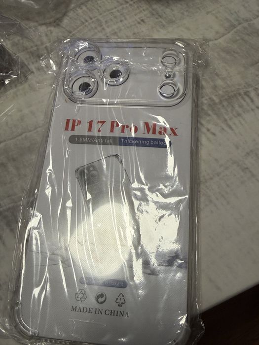 Iphone 17 Pro Max протектор и кейс