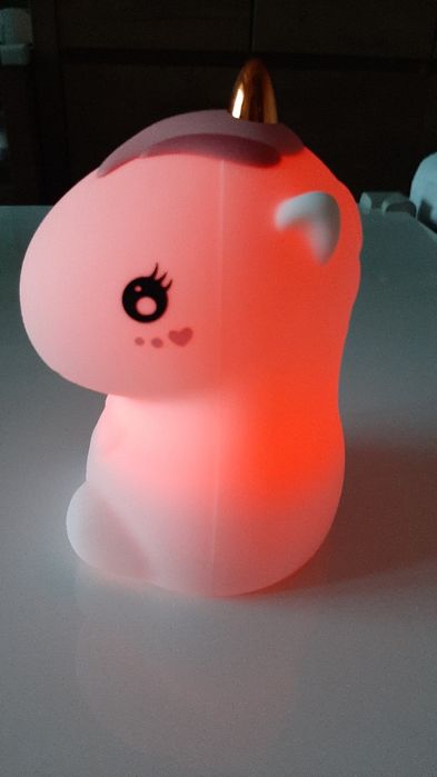 Светодиодна детска нощна лампа,, Еднорог""