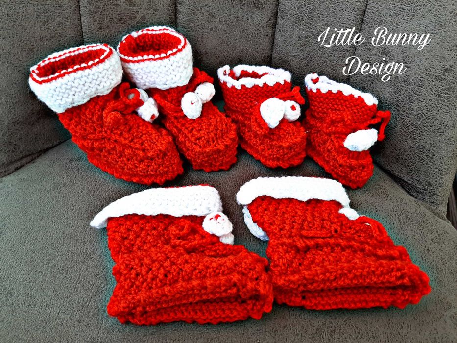 Ръчно плетени шушони/бебешки терлички