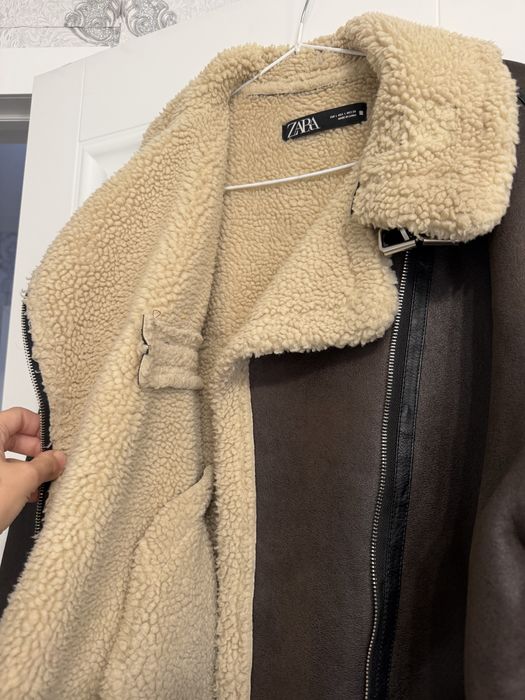 Авиатор куртка, дубленка, Zara