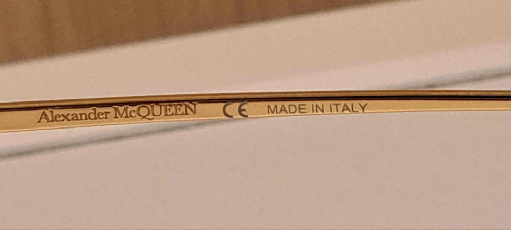 Ochelarii soare Dama Alexander McQueen Made in Italy Produs nou