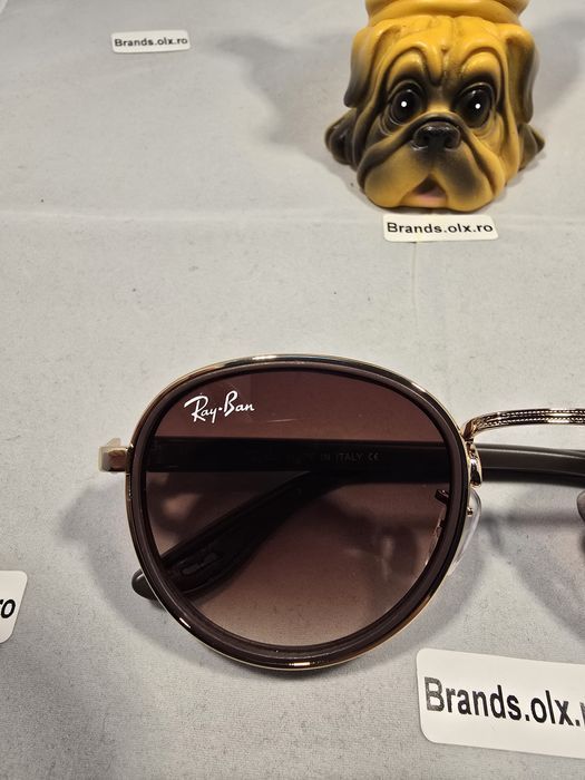 Promotie - Ochelari de soare Rayban Ferrari RB3606, Brown, made in Italy