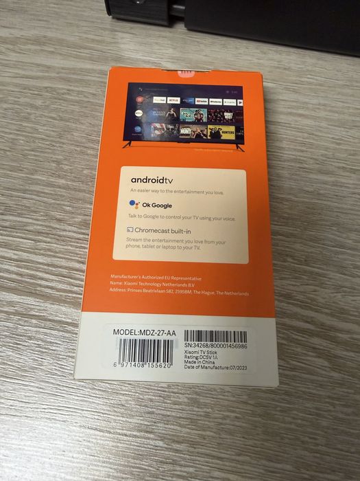 Смарт-ТВ приставка Xiaomi TV Stick 4K (Модель: MDZ-27-AA)