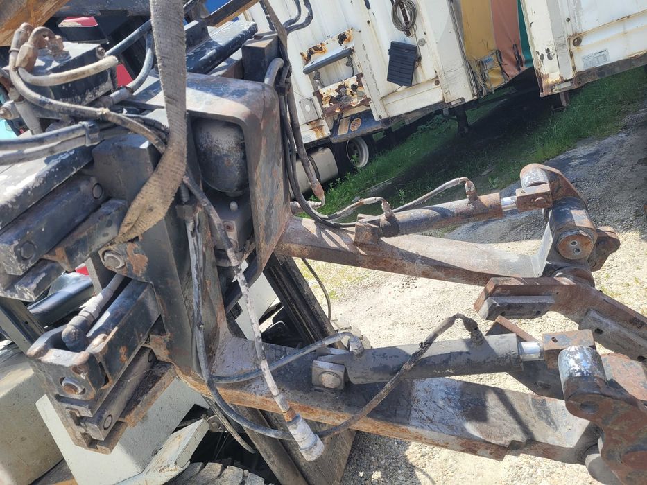 Mecanism hidraulic tip clește pentru motostivuitor si buldoexcavator