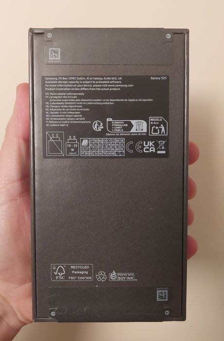 Samsung Galaxy S25 12/256GB DS. Sigilat