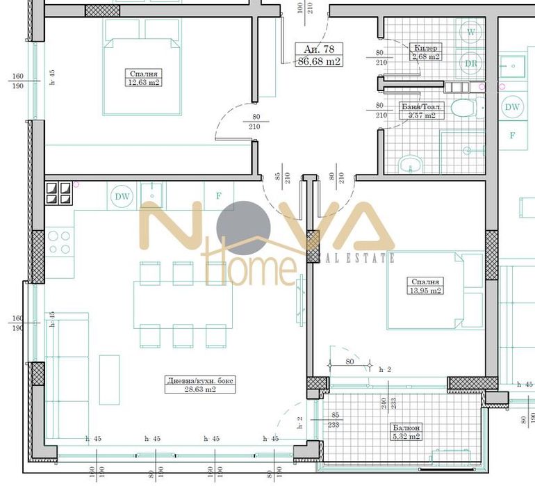 Продава се Тристаен апартамент в Варна, Гранд Мол Варна - 98 кв.м за 1015 €/кв.м - Снимка #5