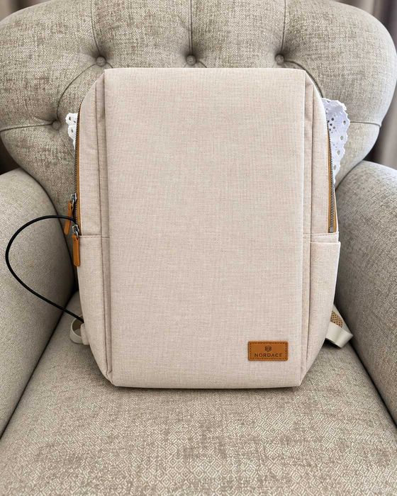 Nordace Siena Backpack rucsac laptop travel bej crem