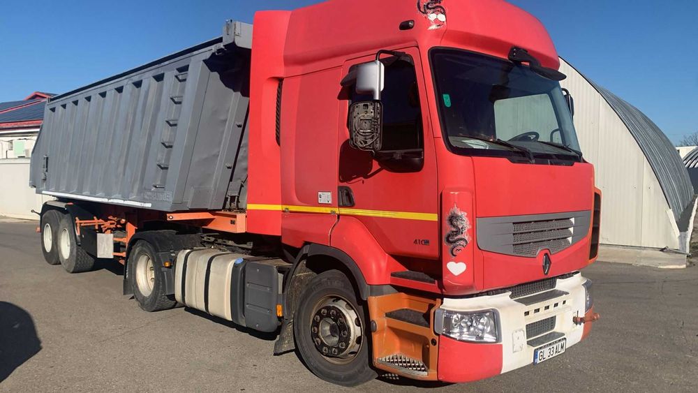 semiremorcă basculabilă SCHWARTZMUELLER - bena otel- cereale -agregate