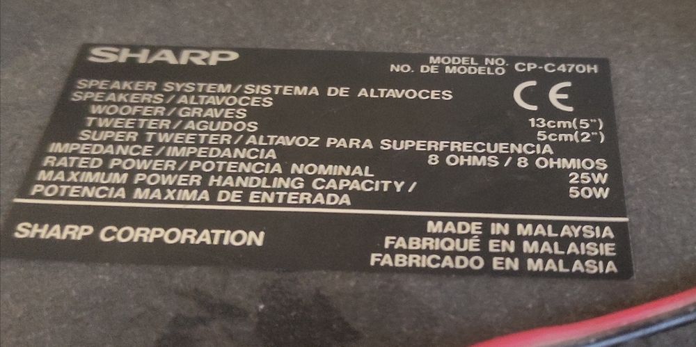 Boxe Sharp CP C470H