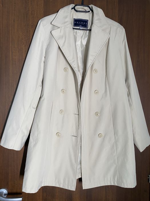 Trench elegant de dama crem marimea 40