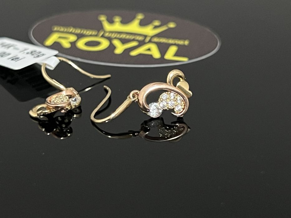 Bijuteria Royal CB : Cercei dama aur 14k 1,30 grame