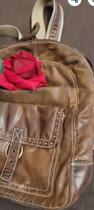 Rucsac damă piele naturala moale