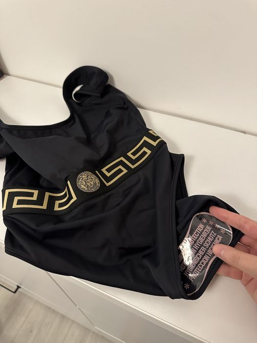 costum de baie versace original intreg S
