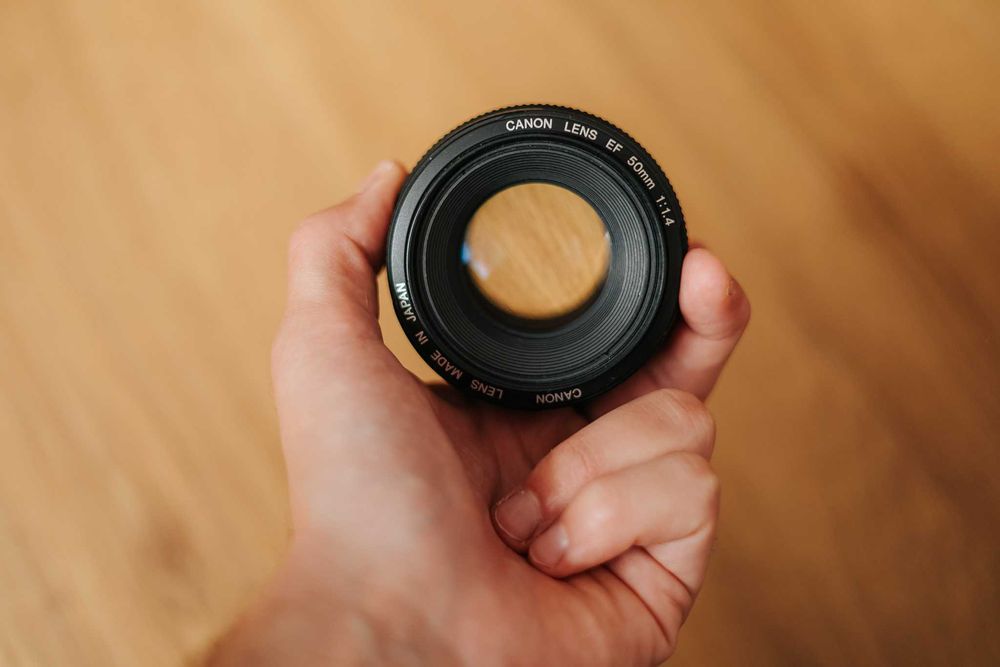 Canon EF 50mm f/1.4 USM | Obiectiv luminos | AF USM | Capace originale