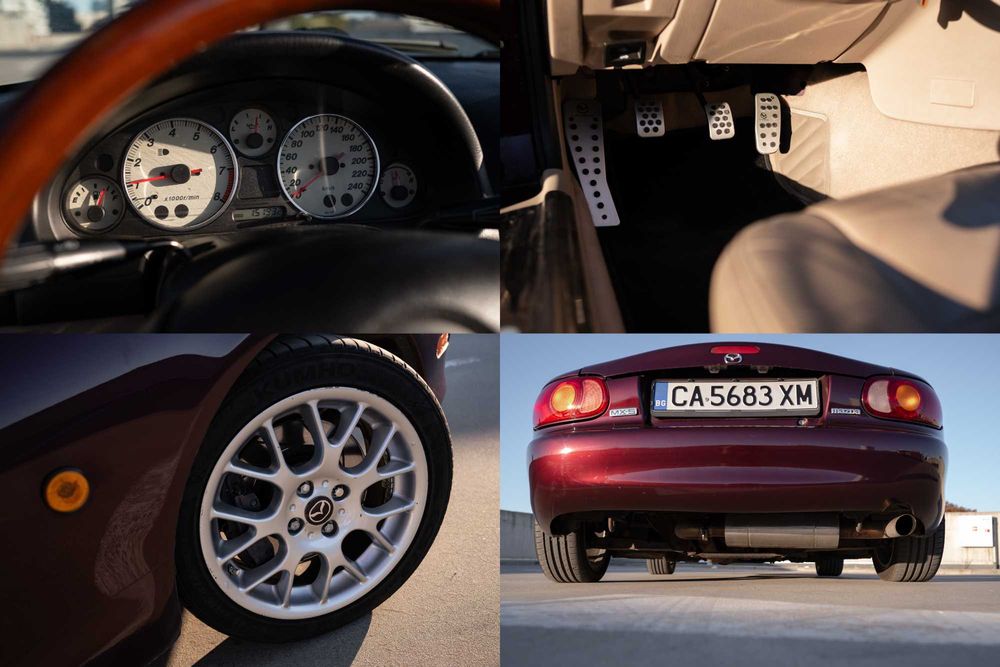 Mazda MX-5 NB1 Tурбо, 230whp (1.6i Miracle Edition, 2000г.)
