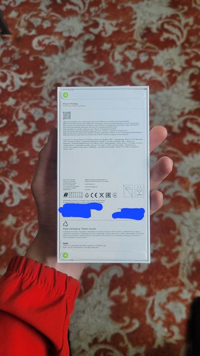 Iphone 17pro max 256gb Новый sim+e sim