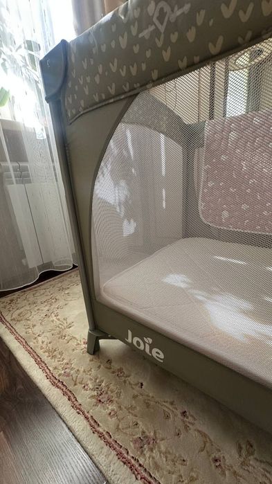 Кроватка с матрасом Joie Change & Bounce LEO