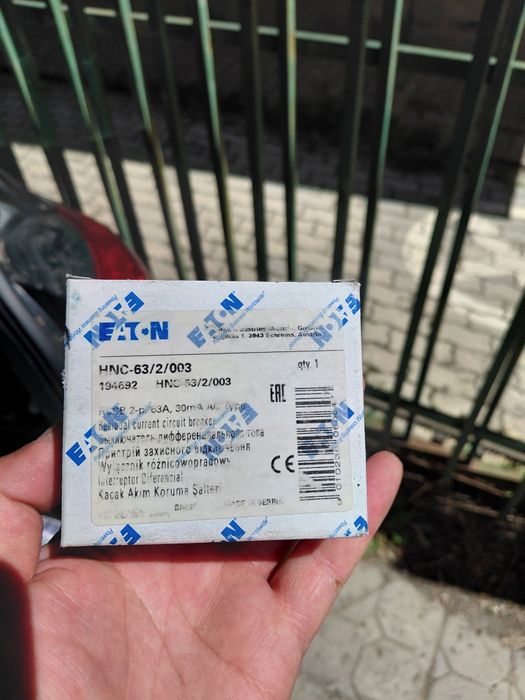 EATON ДТЗ 63A / 30mA – Чисто Ново!