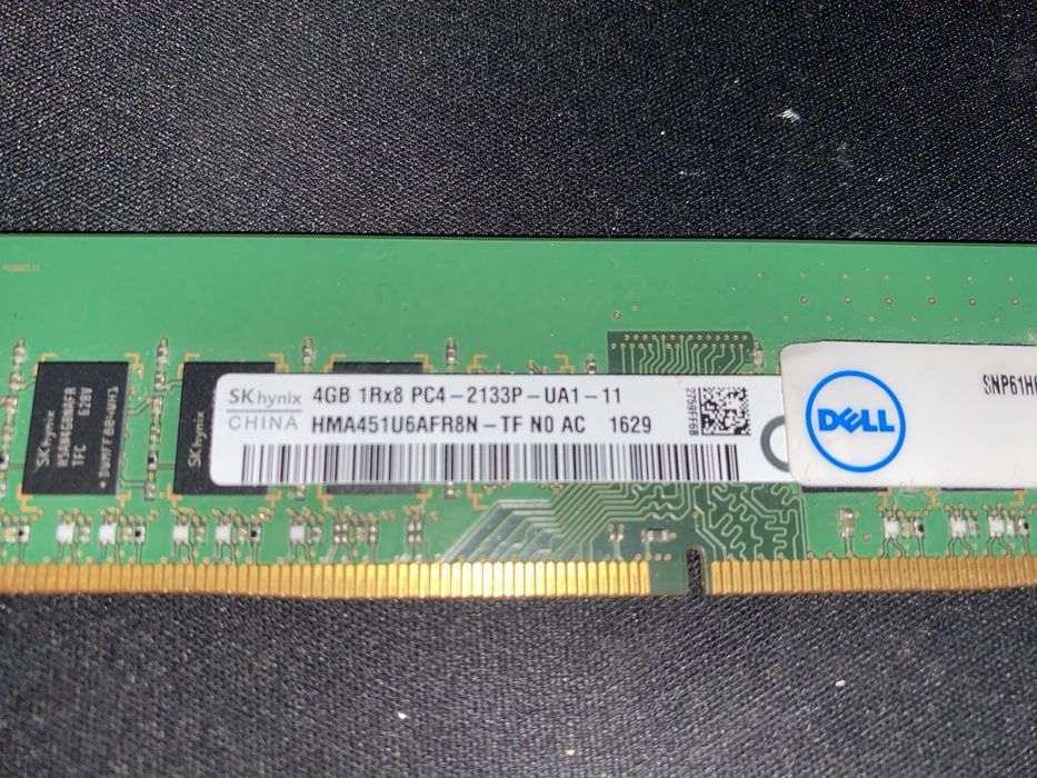 2 placute Ram 4GB  memorie