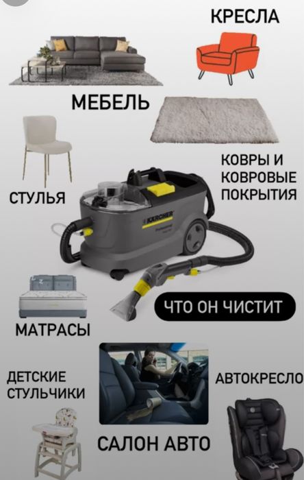Аренда пылесоса / пароочиститель