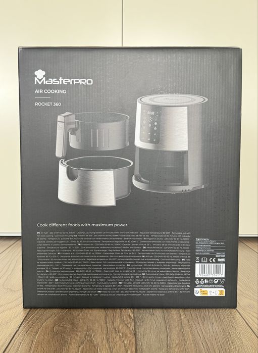 Air Fryer MasterPro Rocket 360 3.6L