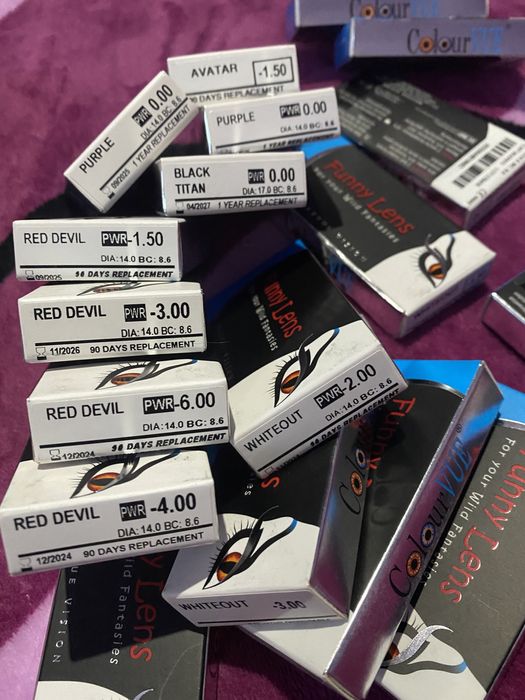 Lentile  diferite culori