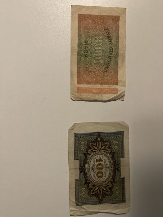 Lot 4 bancnote vechi Germania