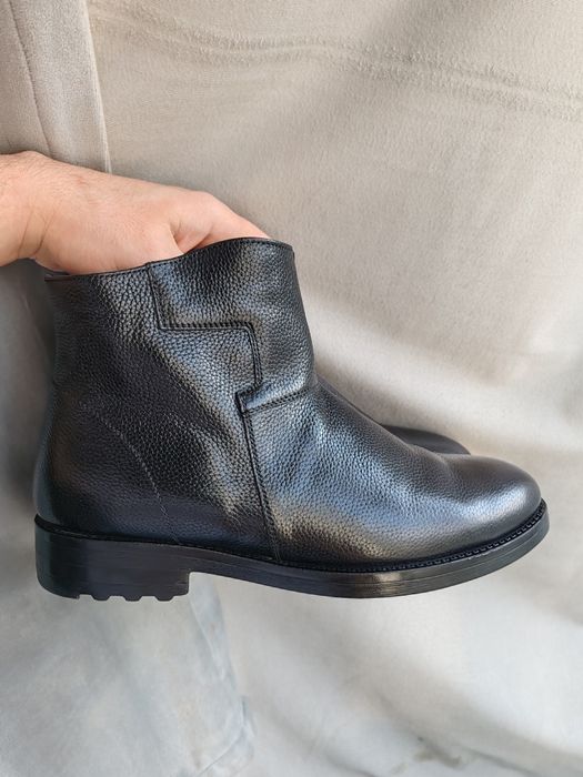 Сапоги мужские, чистая кожа 41/42