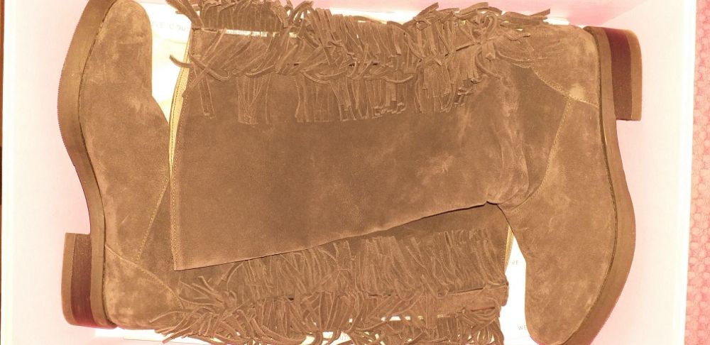 Cizme piele întoarsă we love couture