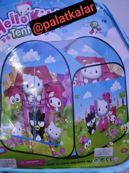 Новогодний СКИДКА HELLO KITTY Palatka DOMIK UYCHALAR 
Manzil: Yunusobo