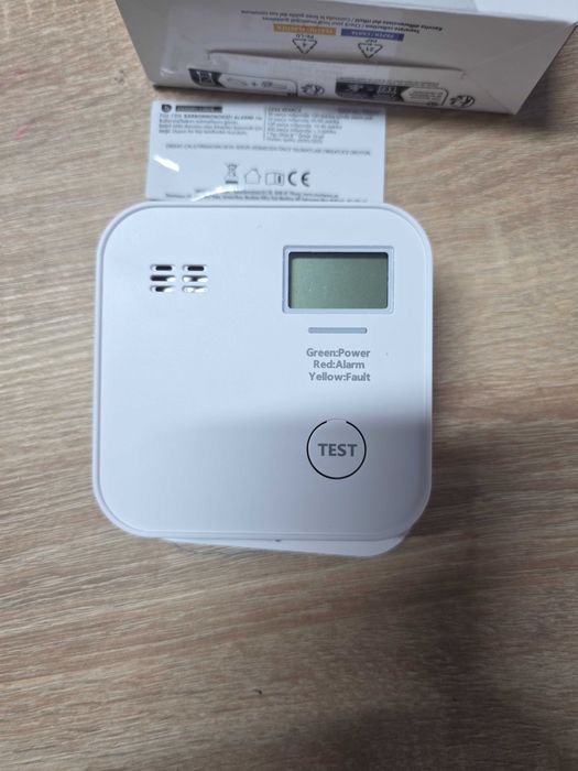 Detector de monoxid de carbon, LCD, ton de alarma puternic, dimensiuni compacte