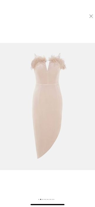 Платье велюр розовое