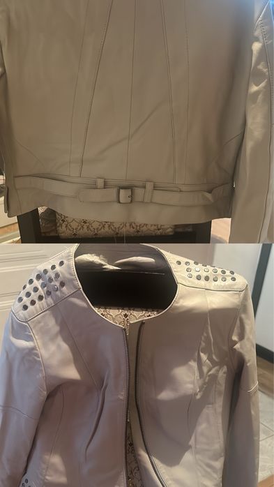 Куртка из натуральной телячьей кожи