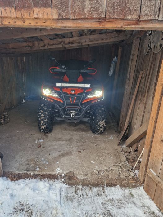 Atv cf moto 1000 overland 2022 Euro 5 nr.negru încălzire șah mânere ledbar/bulbar