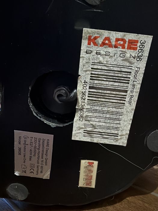 KARE Лампа с мече